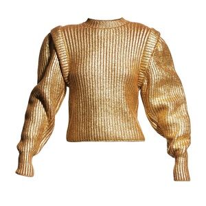 Ulla Johnson NWT Victoire pullover gold